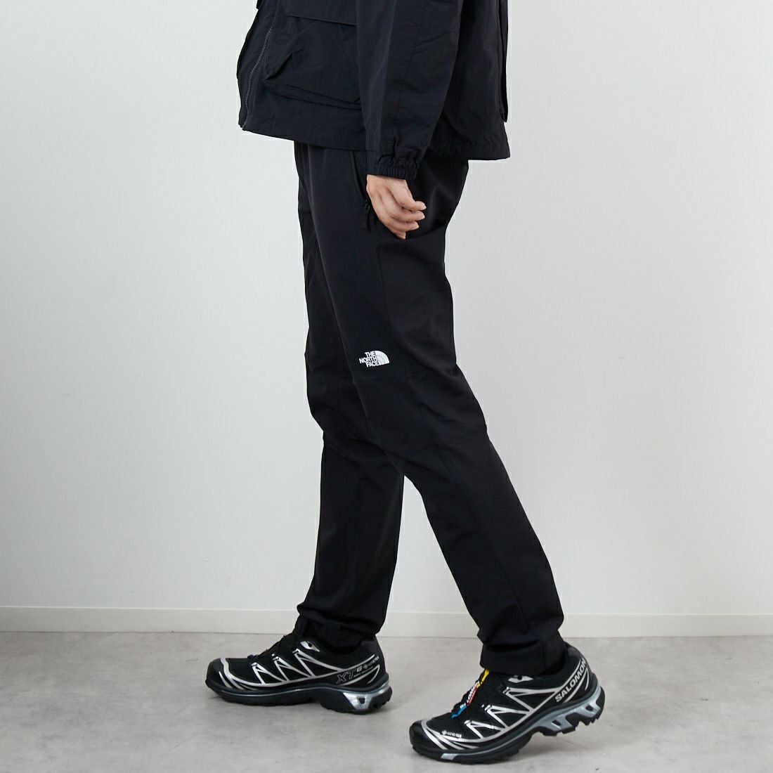 THE NORTH FACE [ザ ノースフェイス] アルパインライトパンツ [NB82501] K &&モデル身長：179cm 着用サイズ：L&&