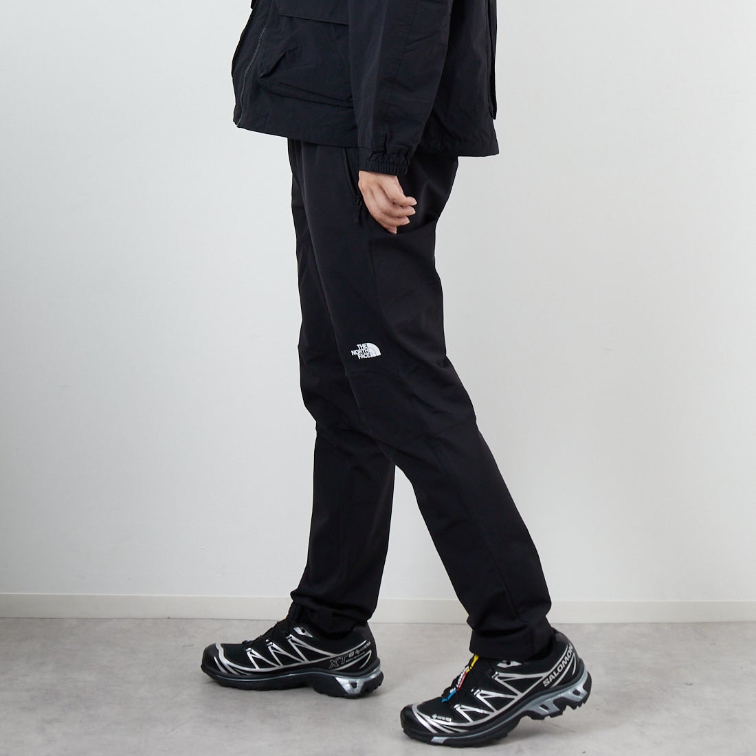 THE NORTH FACE [ザ ノースフェイス] アルパインライトパンツ [NB82501] K &&モデル身長：179cm 着用サイズ：L&&