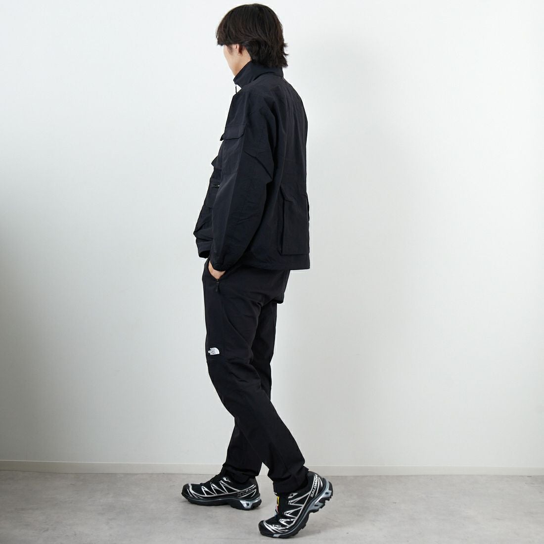 THE NORTH FACE [ザ ノースフェイス] アルパインライトパンツ [NB82501] K &&モデル身長：179cm 着用サイズ：L&&
