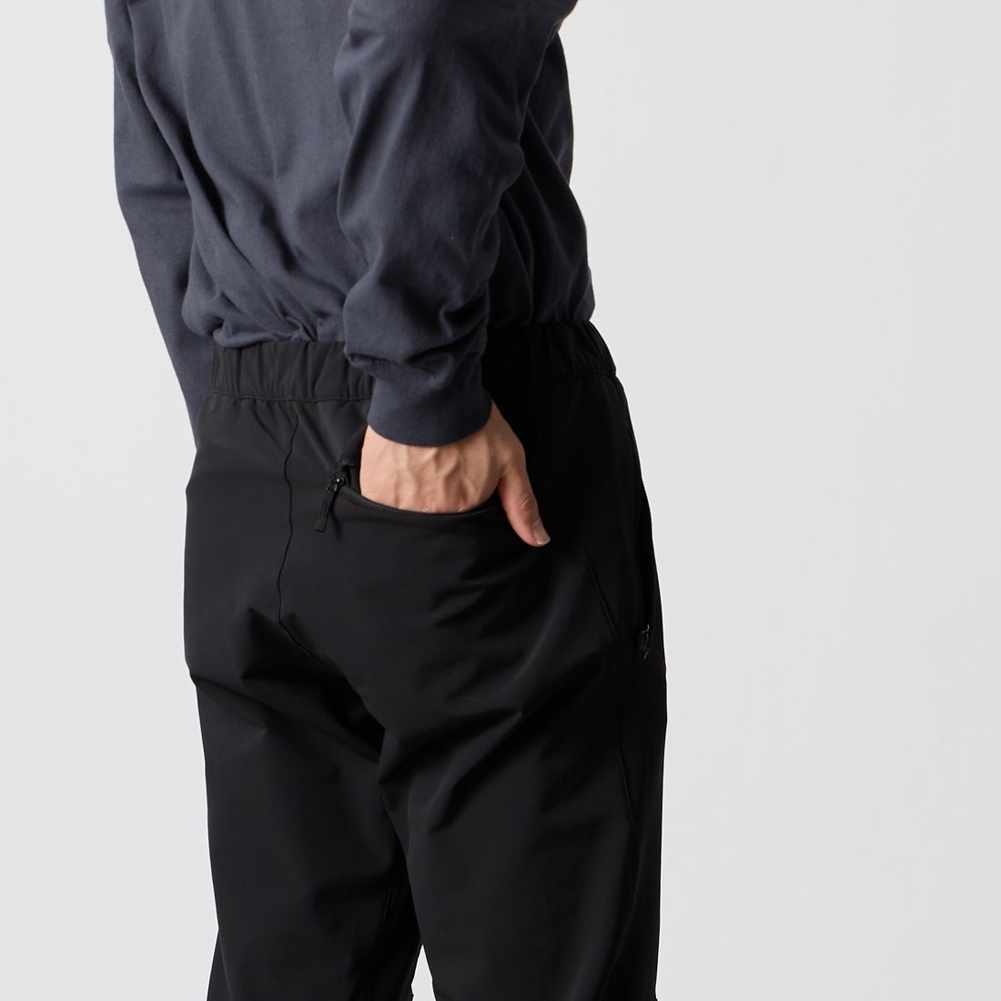 THE NORTH FACE [ザ ノースフェイス] アルパインライトパンツ [NB82501] K &&モデル身長：177cm 着用サイズ：M&&