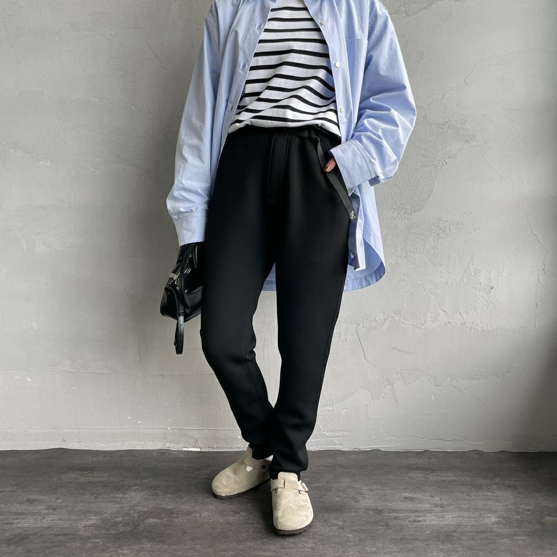 BLACK&&モデル身長：158cm 着用サイズ：S&&