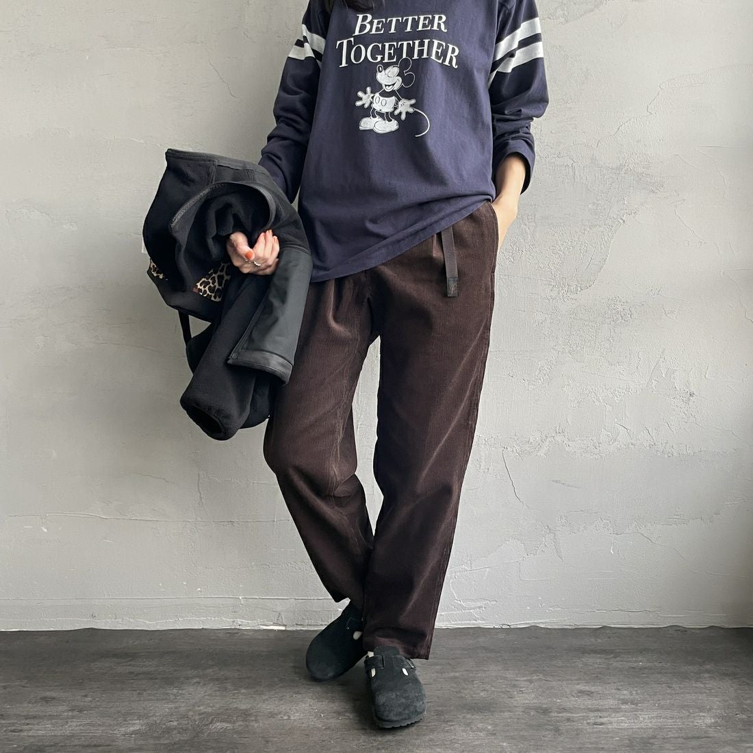 D.BROWN&&モデル身長：160cm 着用サイズ：S&&