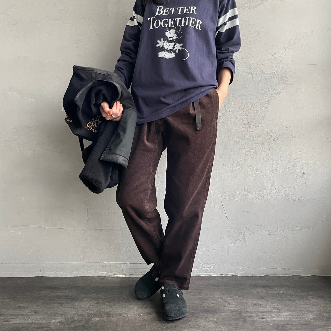 D.BROWN&&モデル身長：160cm 着用サイズ：S&&