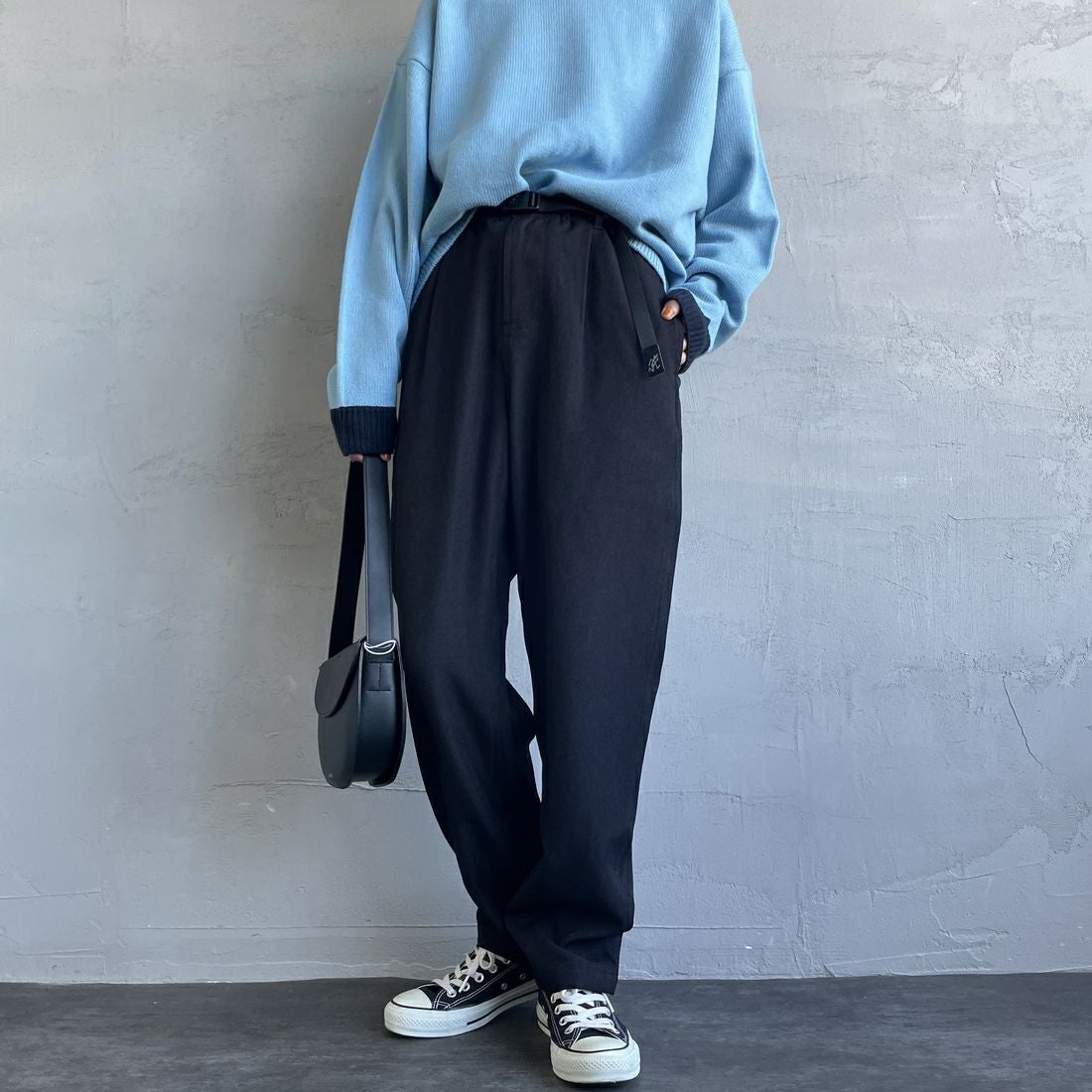 BLACK&&モデル身長：158cm 着用サイズ：S&&