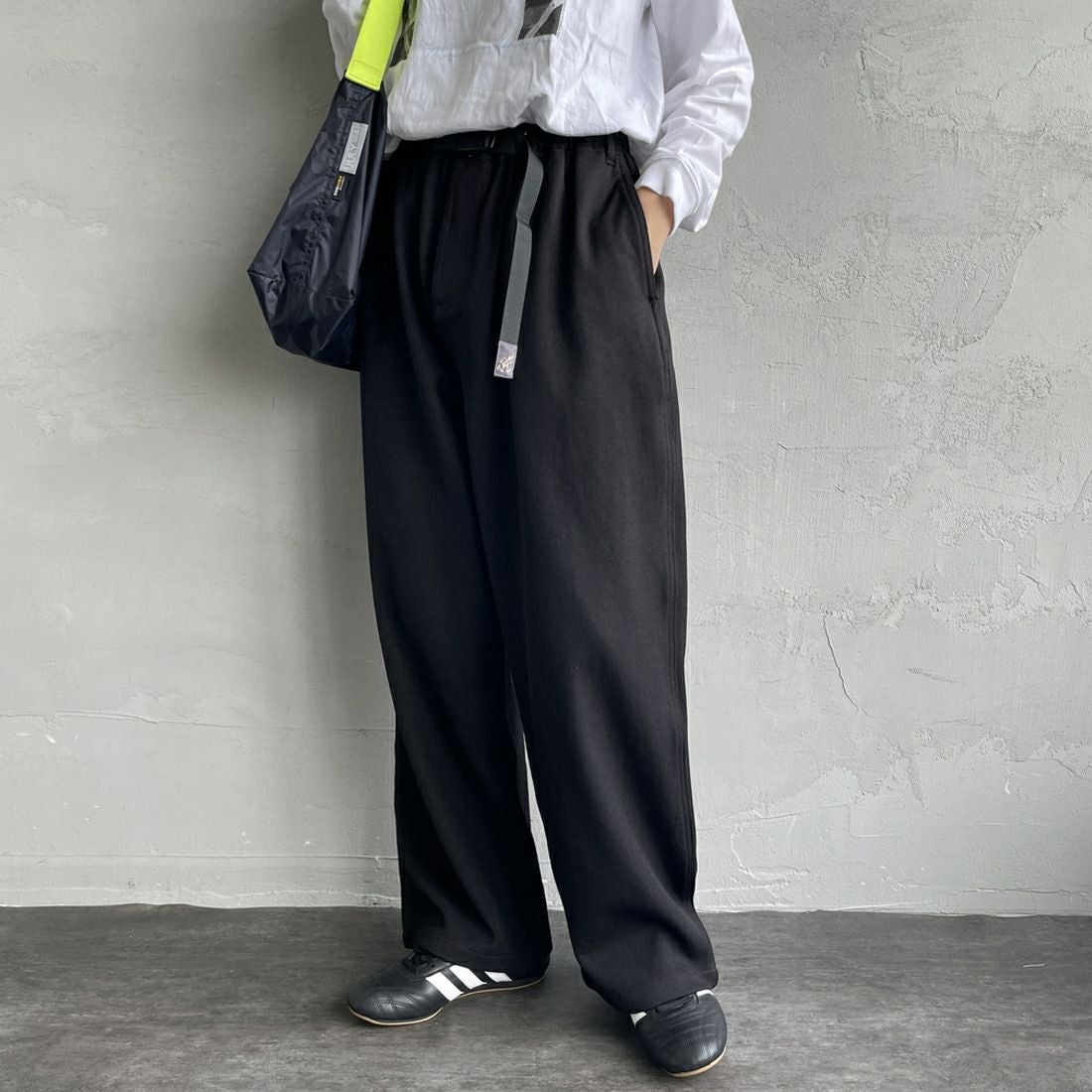 GRAMiCCi [グラミチ] 別注 ウールライク ワイドパンツ [GUP5-F1025-JF