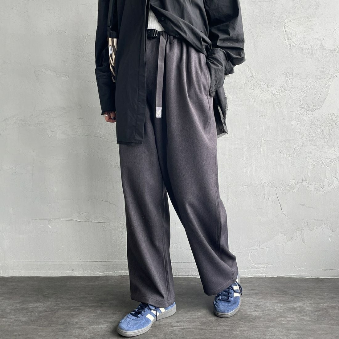 GRAMiCCi [グラミチ] 別注 ウールライク ワイドパンツ [GUP5-F1025-JF