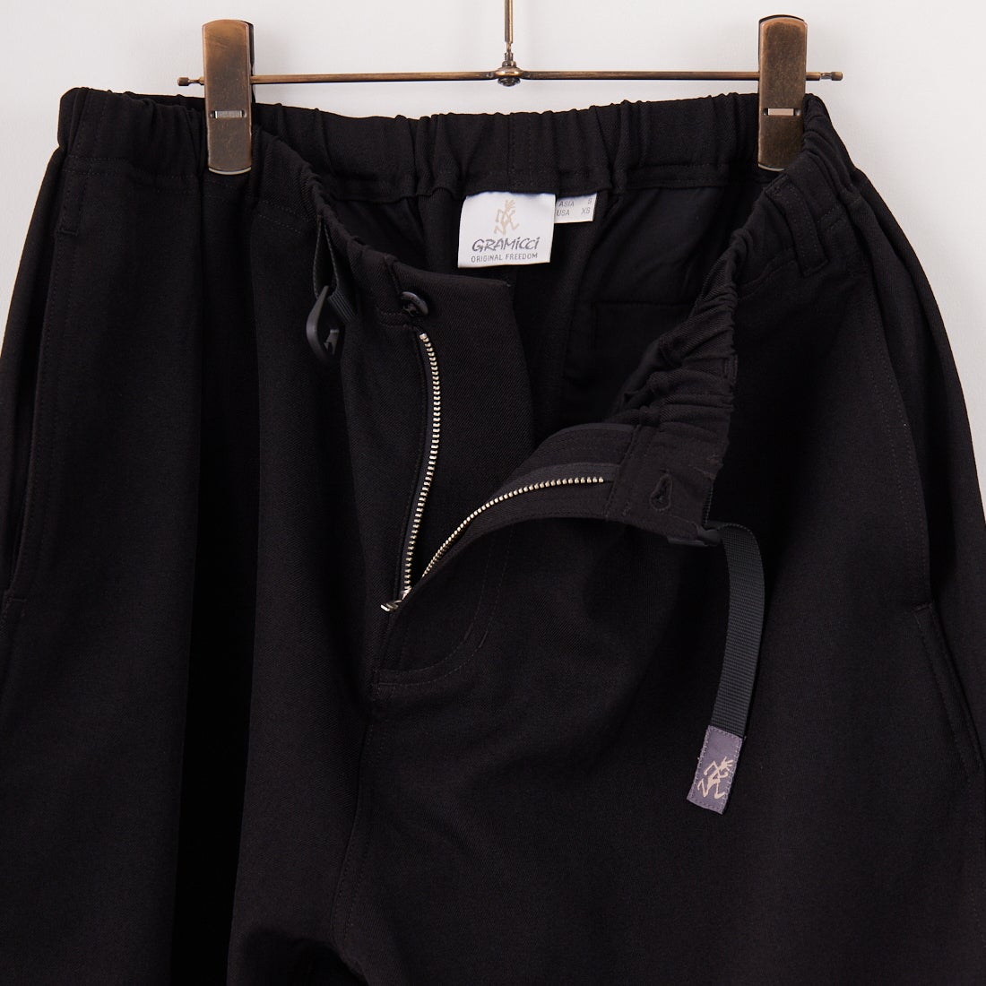 GRAMiCCi [グラミチ] 別注 ウールライク ワイドパンツ [GUP5-F1025-JF] BLACK