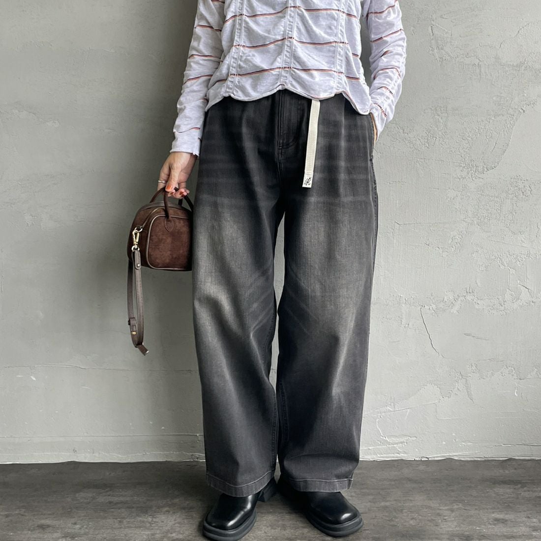 BLK USED&&モデル身長：160cm 着用サイズ：XS&&