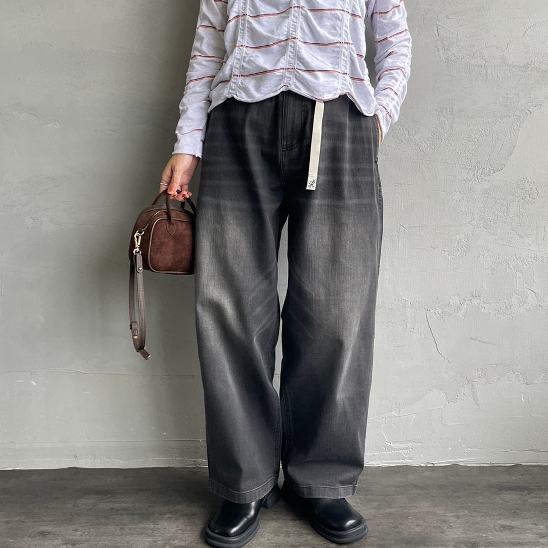 BLK USED&&モデル身長：160cm 着用サイズ：XS&&