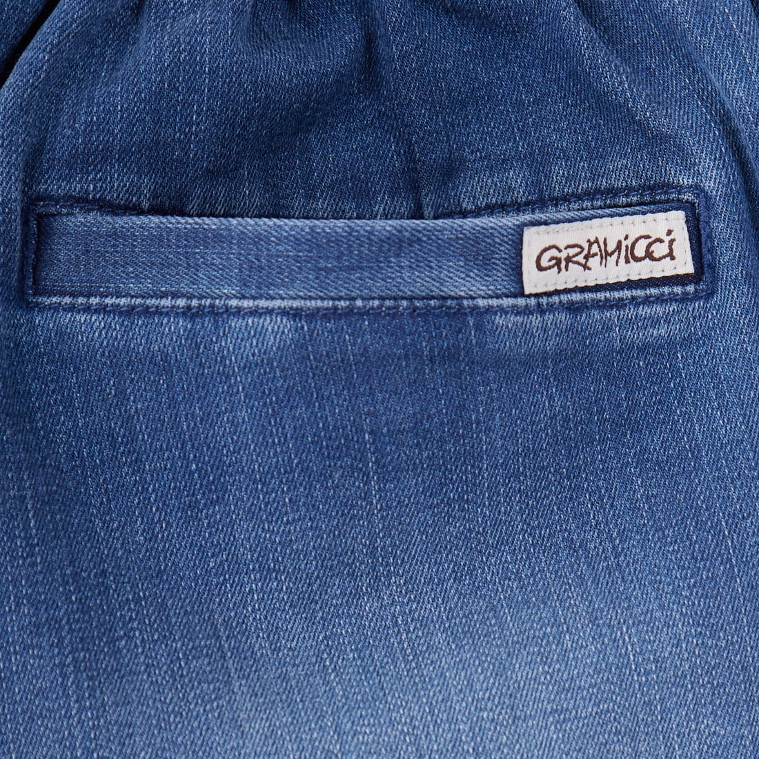 Gramicci [グラミチ] 別注 ワイドデニムパンツ [GUP5-F1089-JF] D.USED BLU