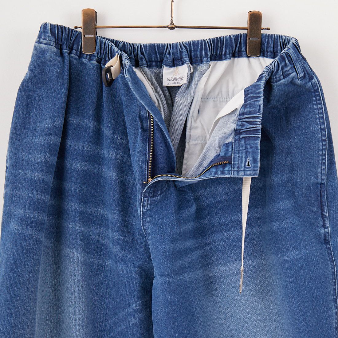 GRAMiCCi [グラミチ] 別注 ワイドデニムパンツ [GUP5-F1089-JF] D.USED BLU