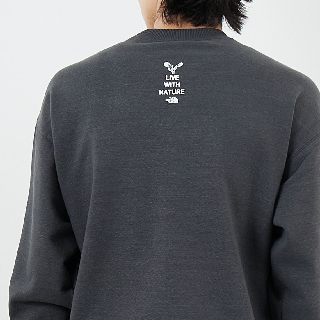 THE NORTH FACE [ザ ノースフェイス] ズーピッカークルー [NT12536] AG &&モデル身長：179cm 着用サイズ：M&&