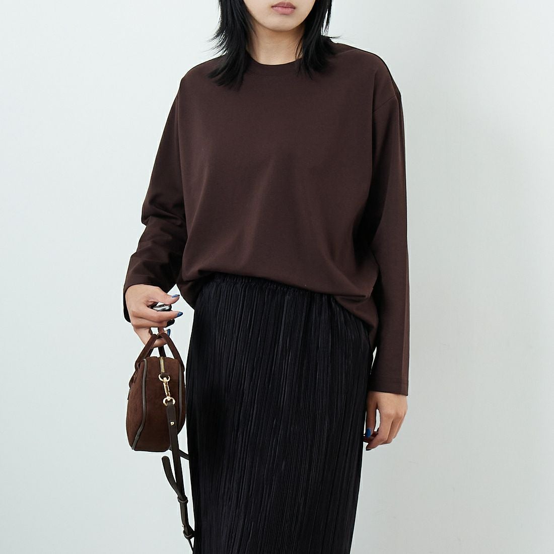 037 ﾌﾞﾗｳﾝ&&モデル身長：167cm 着用サイズ：F&&