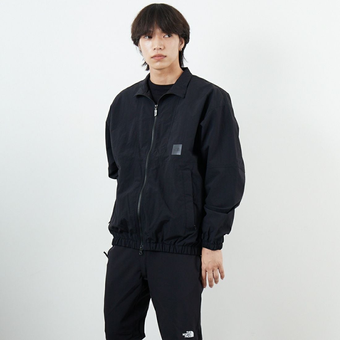 THE NORTH FACE [ザ ノースフェイス] エンライドトラックジャケット [NP22560] K &&モデル身長：179cm 着用サイズ：M&&