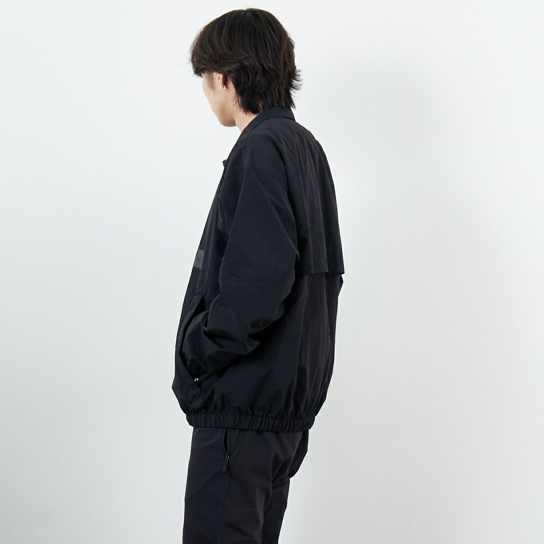 THE NORTH FACE [ザ ノースフェイス] エンライドトラックジャケット [NP22560] K &&モデル身長：179cm 着用サイズ：M&&