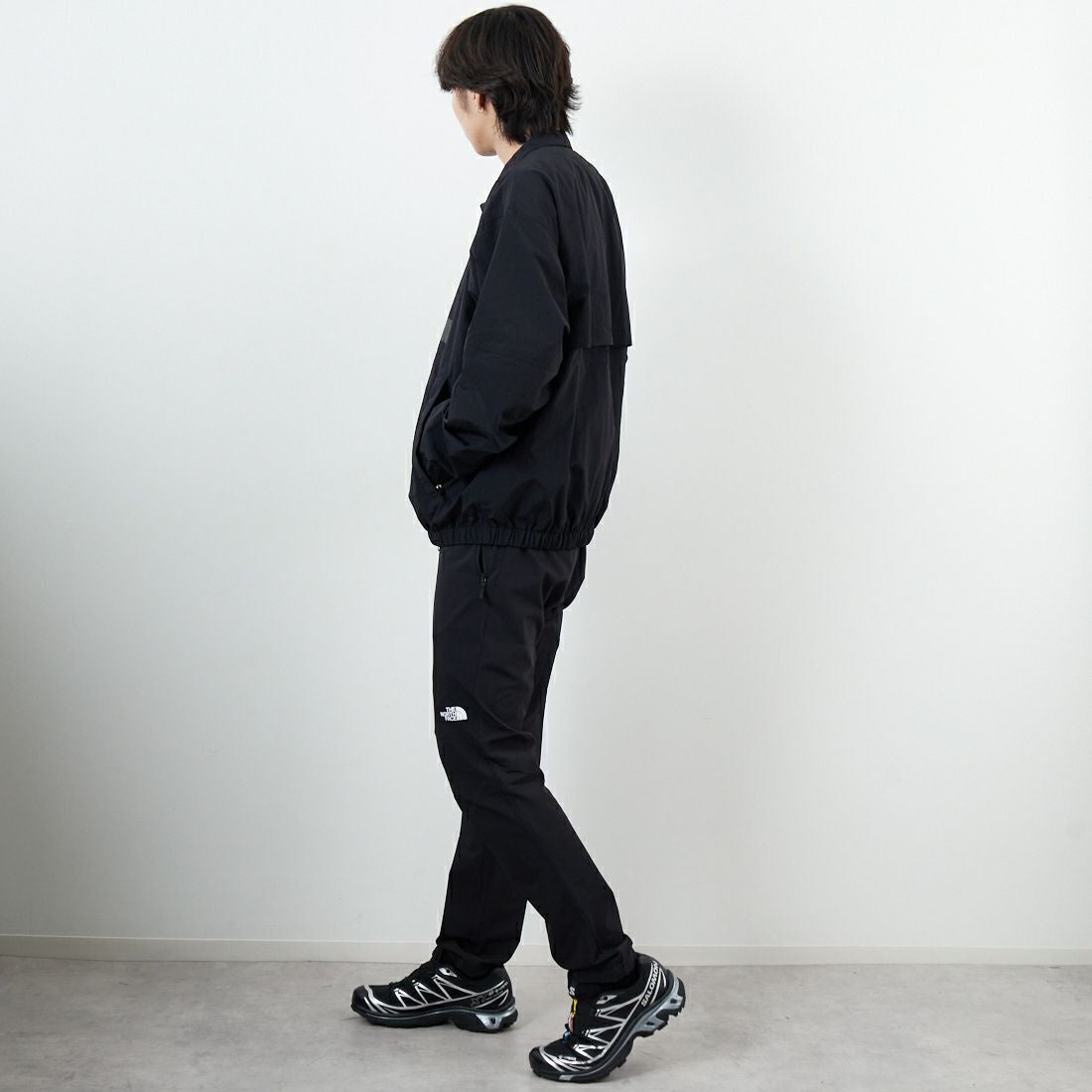 THE NORTH FACE [ザ ノースフェイス] エンライドトラックジャケット [NP22560] K &&モデル身長：179cm 着用サイズ：M&&