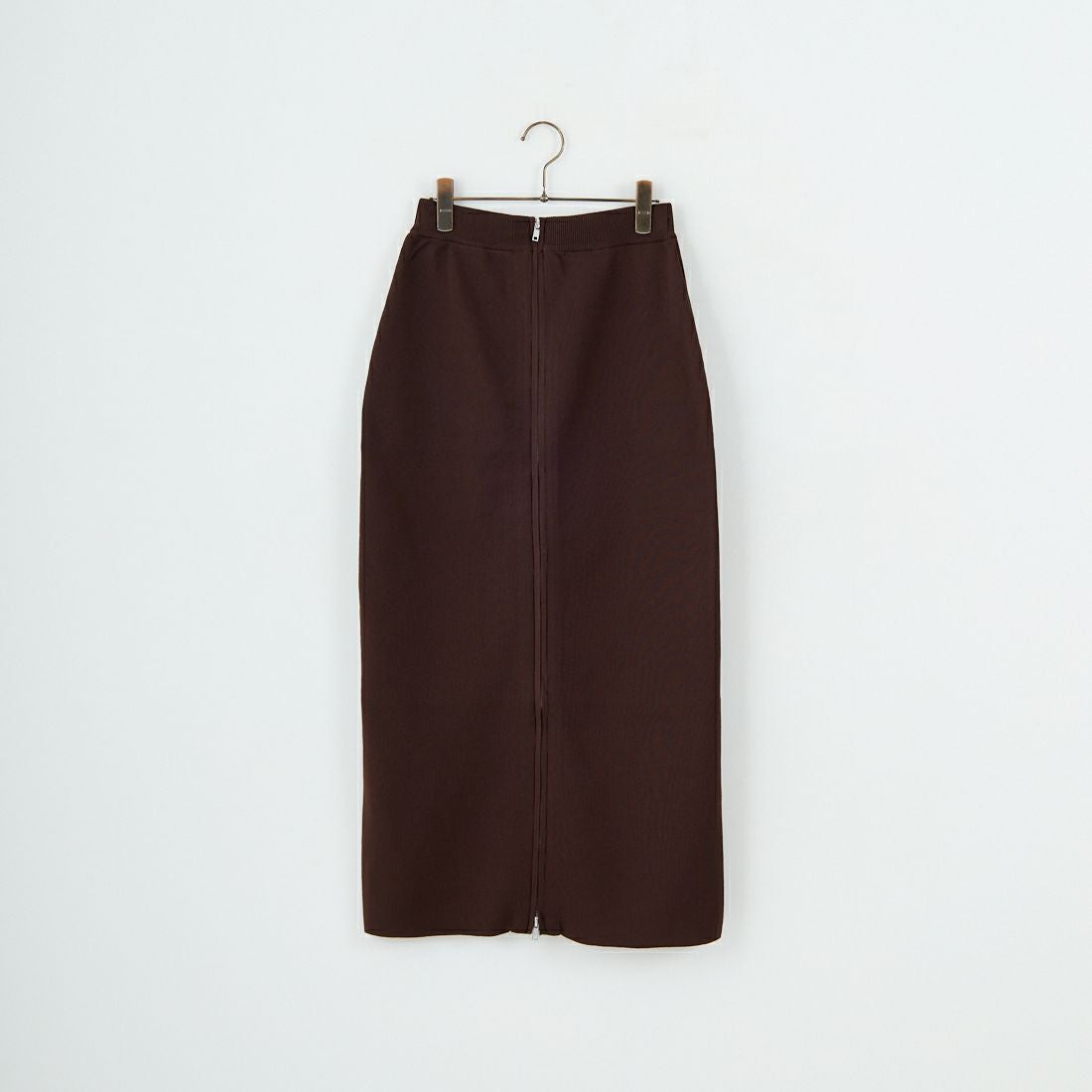 Maison de L'allure [メゾン ドゥ ラリュール] 2WAYジップナローニットスカート [M25131025] 28 BROWN