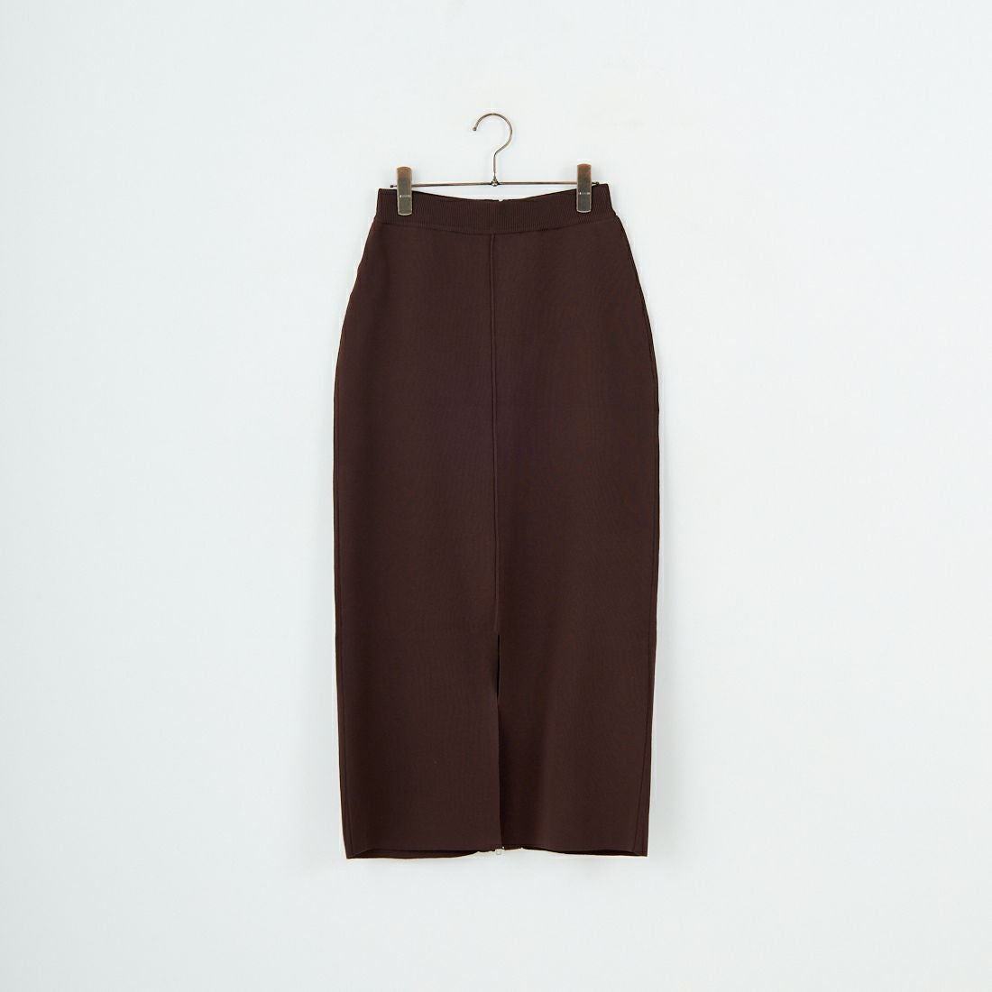 Maison de L'allure [メゾン ドゥ ラリュール] 2WAYジップナローニットスカート [M25131025] 28 BROWN