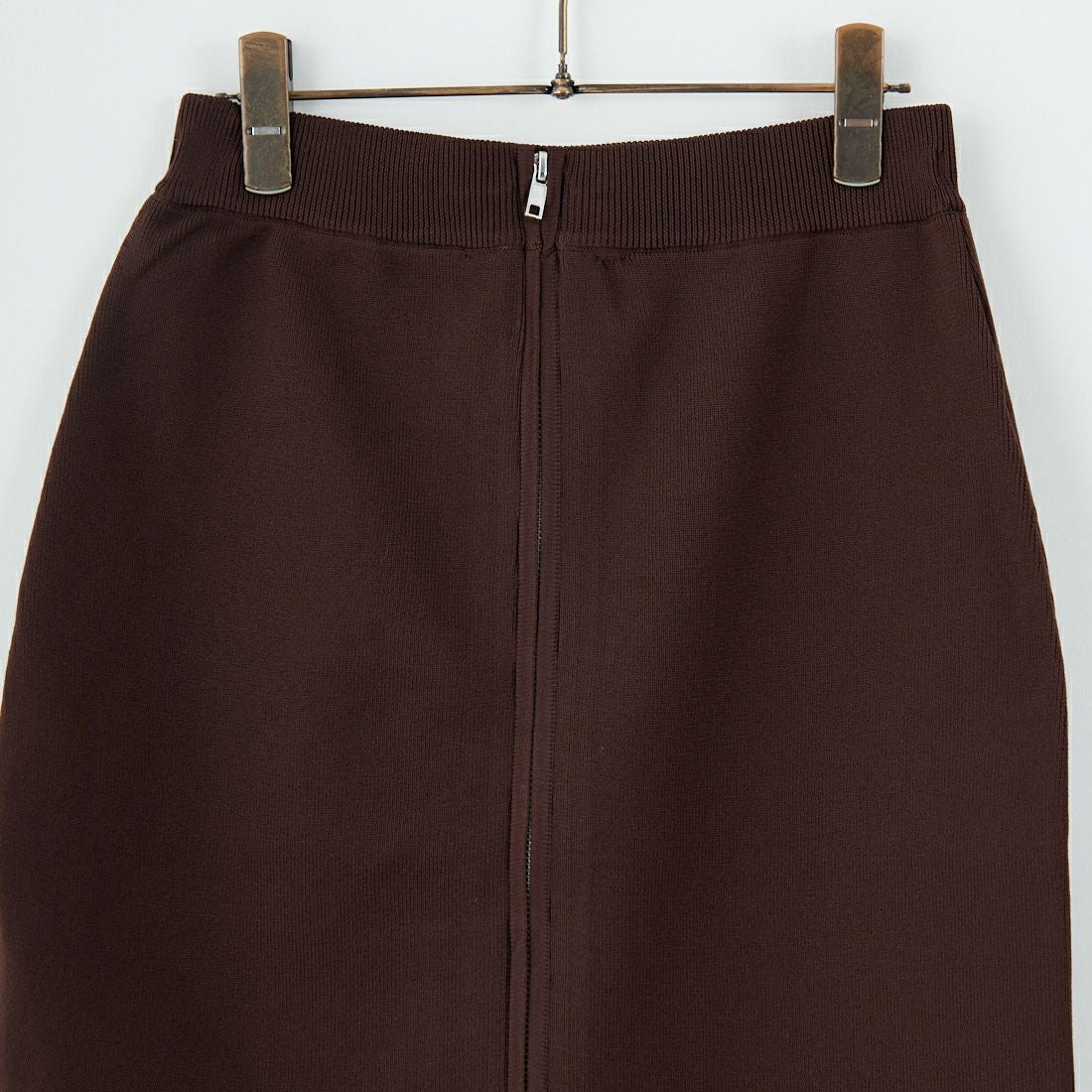 Maison de L'allure [メゾン ドゥ ラリュール] 2WAYジップナローニットスカート [M25131025] 28 BROWN