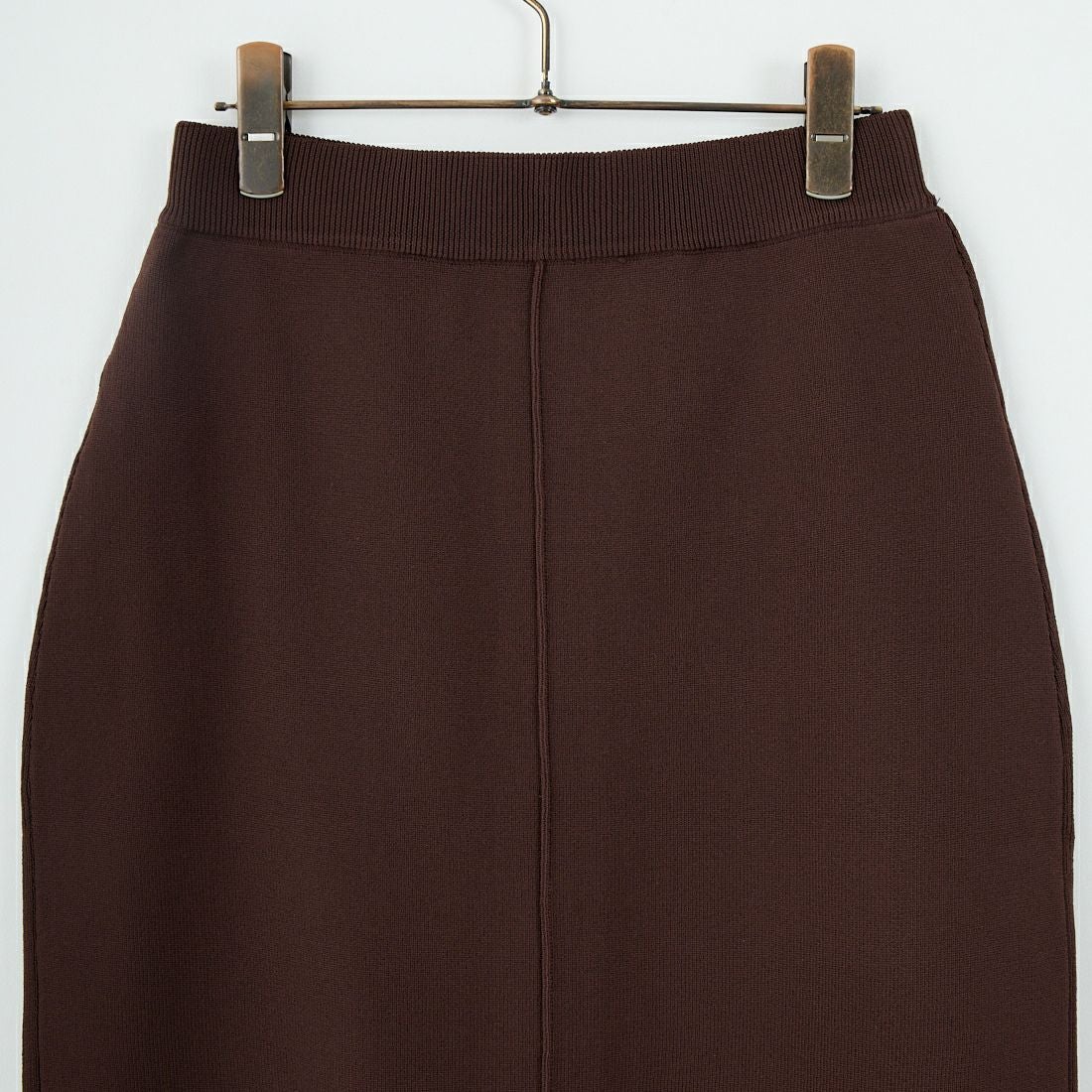 Maison de L'allure [メゾン ドゥ ラリュール] 2WAYジップナローニットスカート [M25131025] 28 BROWN