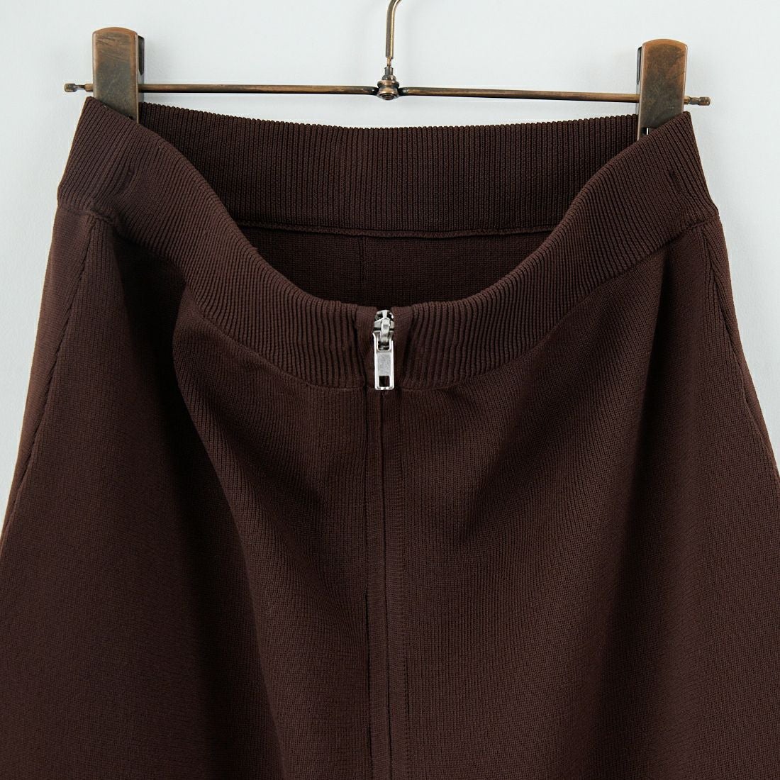 Maison de L'allure [メゾン ドゥ ラリュール] 2WAYジップナローニットスカート [M25131025] 28 BROWN
