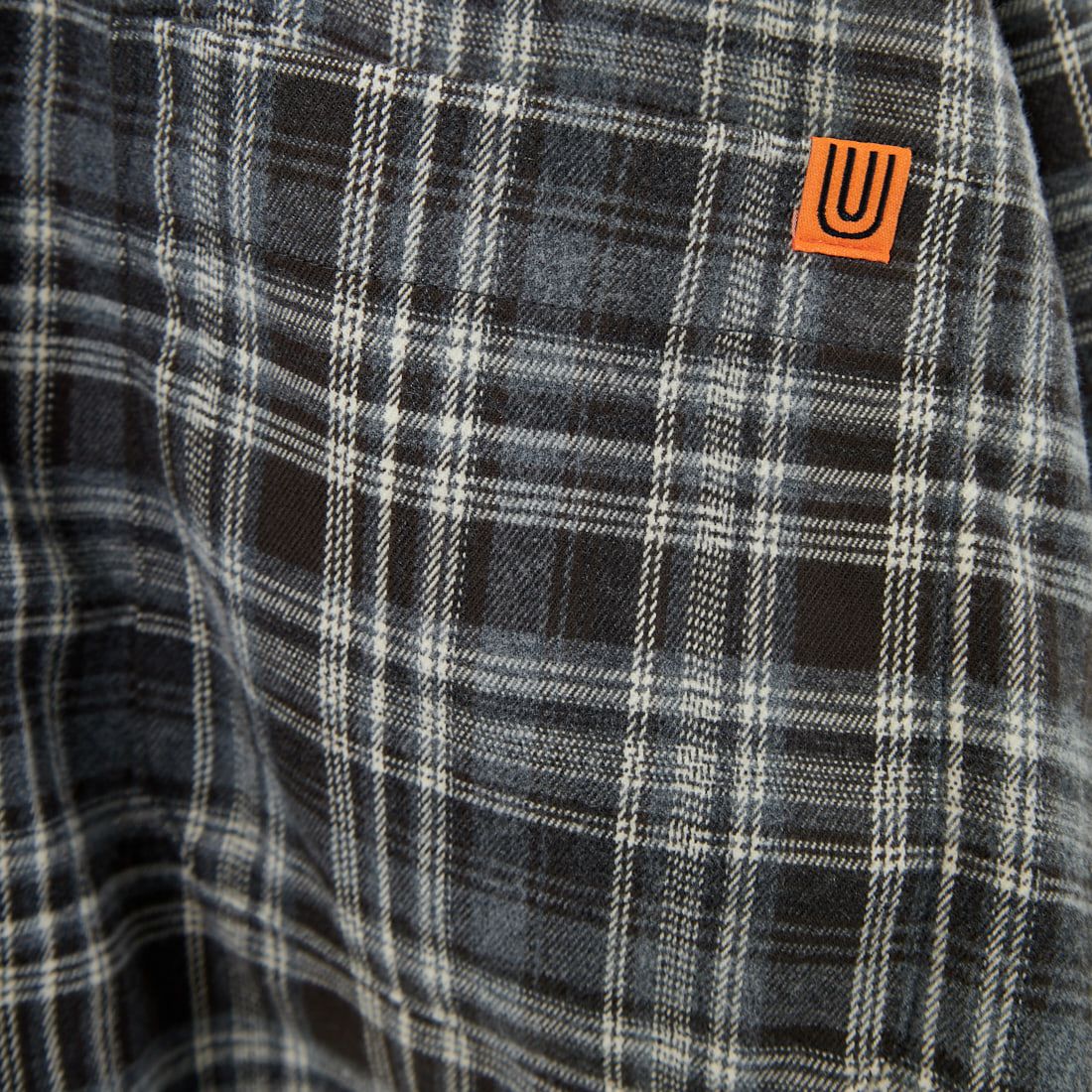 UNIVERSAL OVERALL [ユニバーサルオーバーオール] 別注 ショート丈ビッグポケットシャツ [U2533158IN-JF] GRAY