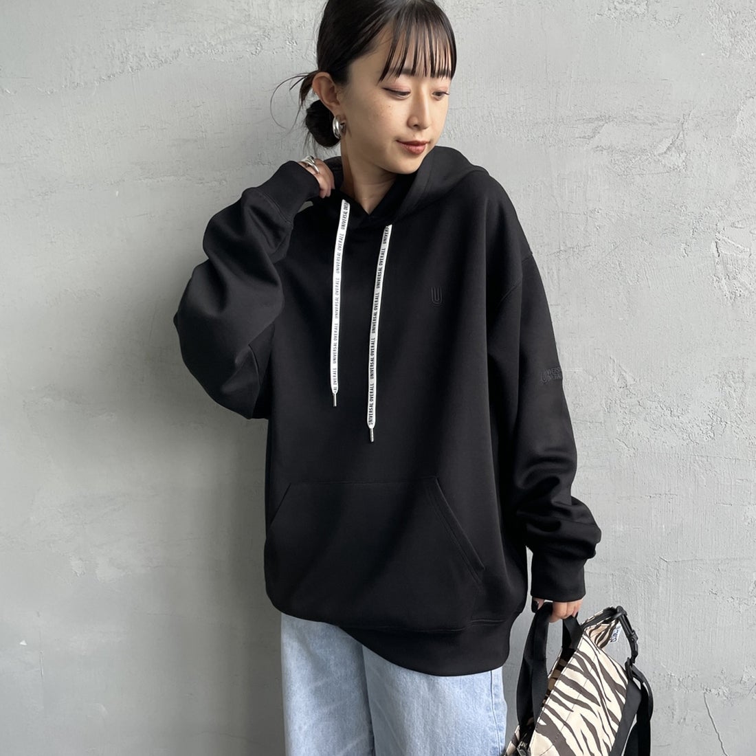 BLACK&&モデル身長：150cm 着用サイズ：S&&