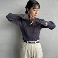 08 CHARCOA&&モデル身長：150cm 着用サイズ：F&&