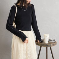 09 BLACK&&モデル身長：162cm 着用サイズ：F&&
