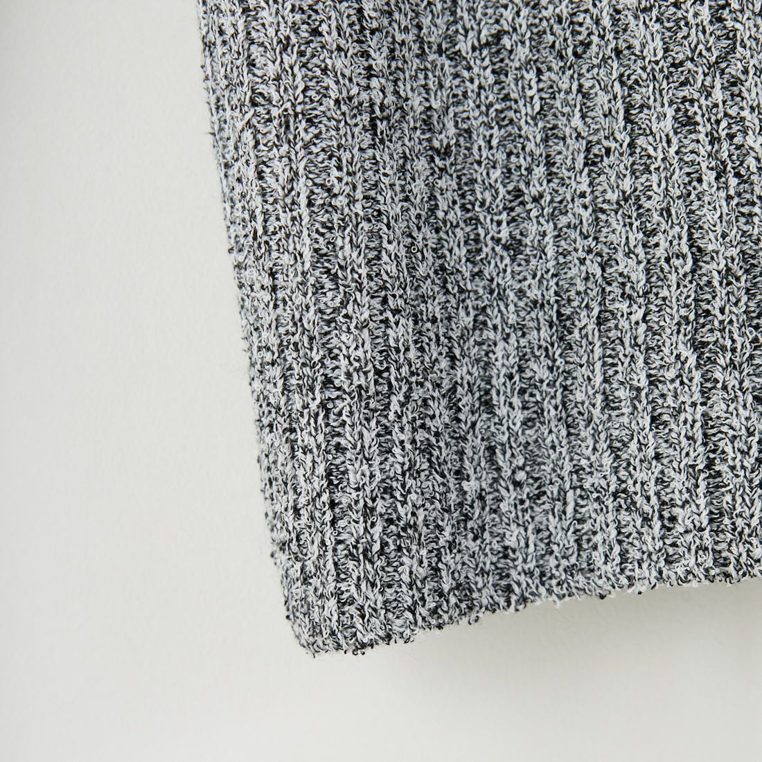 nenom [ネノム] 2WAY メランジリボンニットカーディガン [NE25131026] 09 BLACK