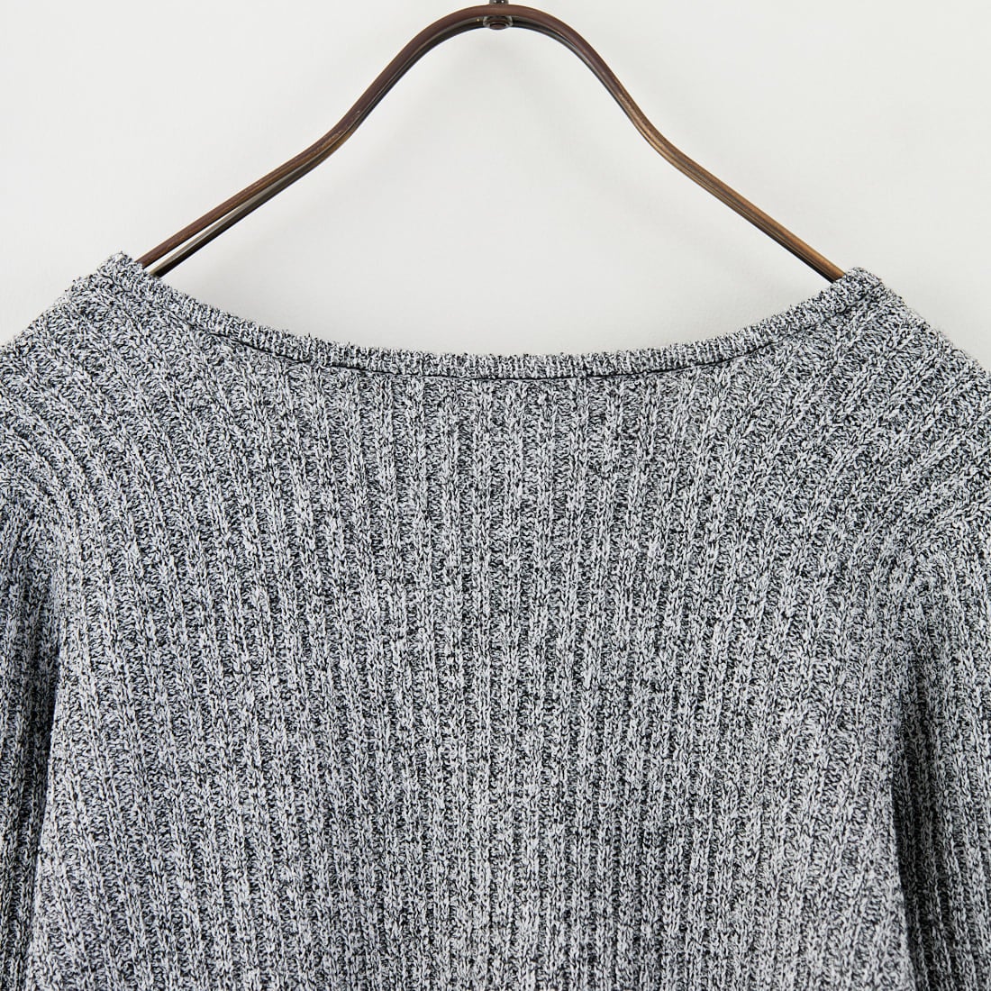 nenom [ネノム] 2WAY メランジリボンニットカーディガン [NE25131026] 09 BLACK