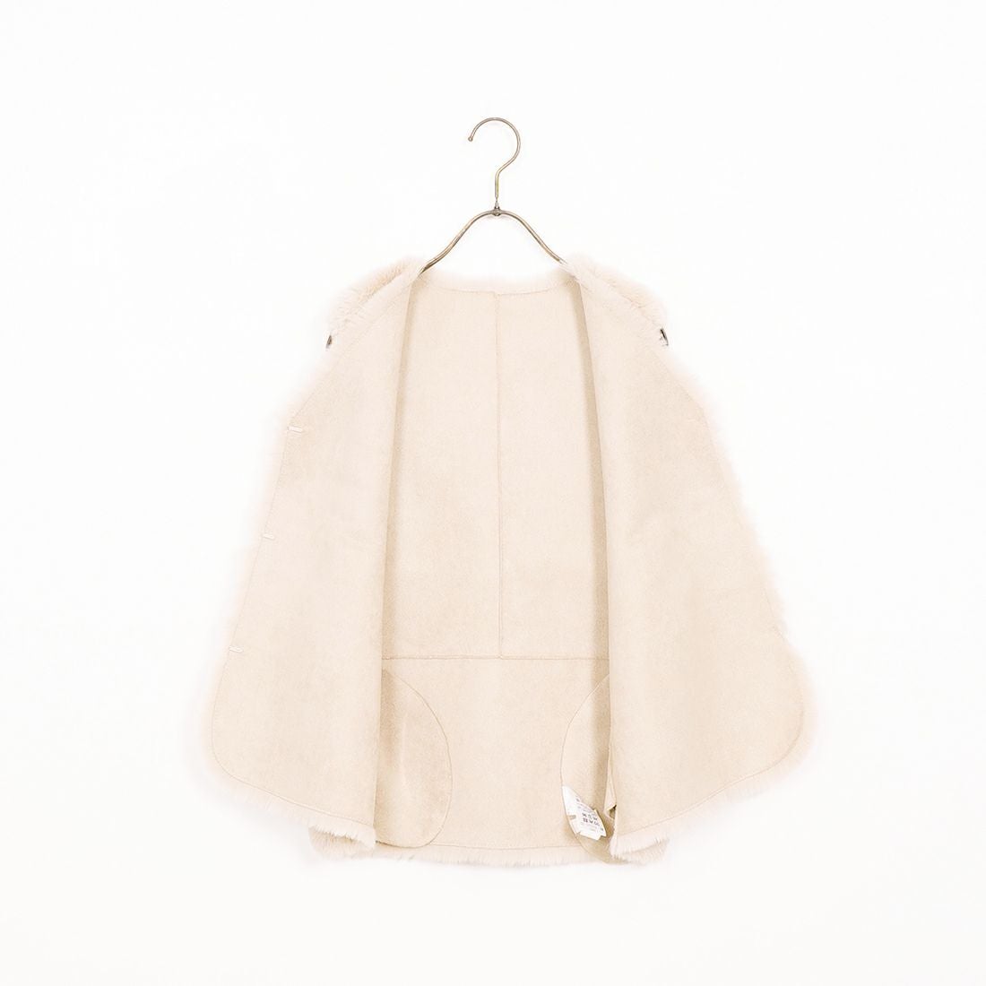 Jeans Factory Clothes [ジーンズファクトリークローズ] エコファーベスト [330021] 153 ﾍﾞｰｼﾞｭ