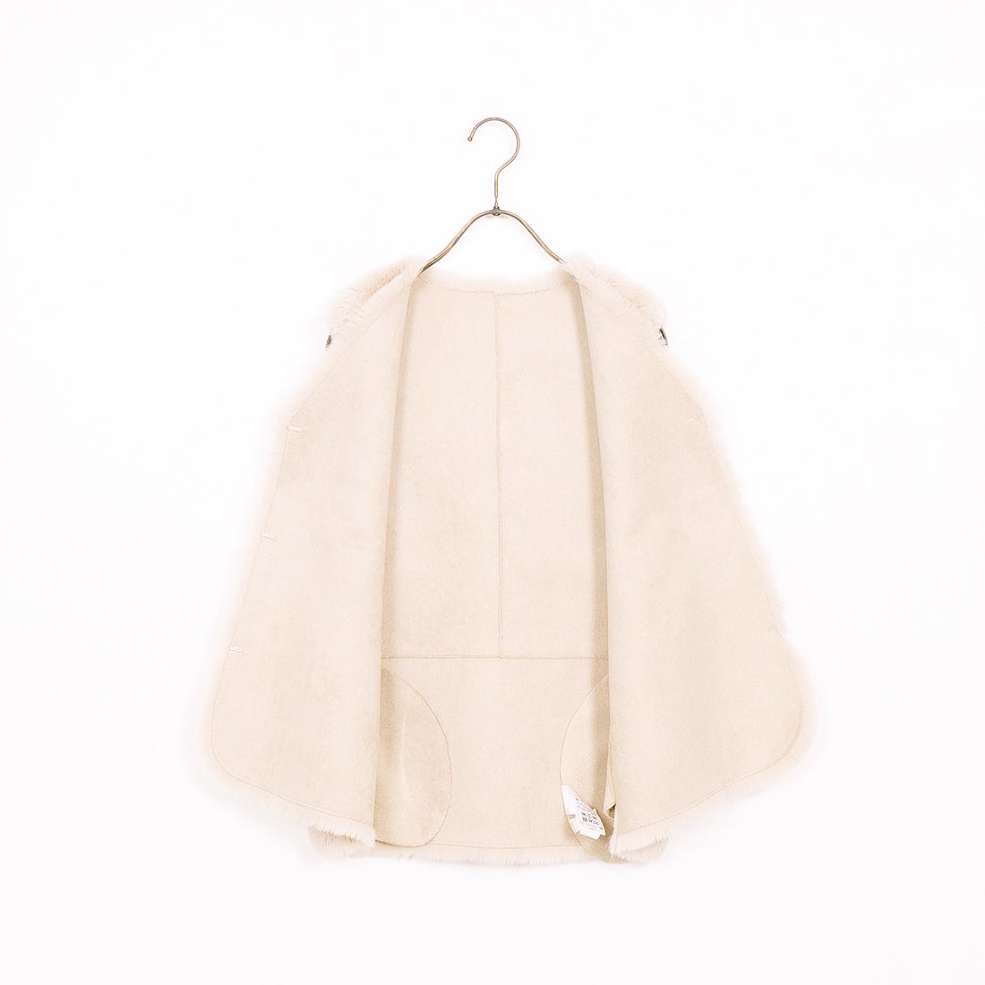 Jeans Factory Clothes [ジーンズファクトリークローズ] エコファーベスト [330021] 153 ﾍﾞｰｼﾞｭ