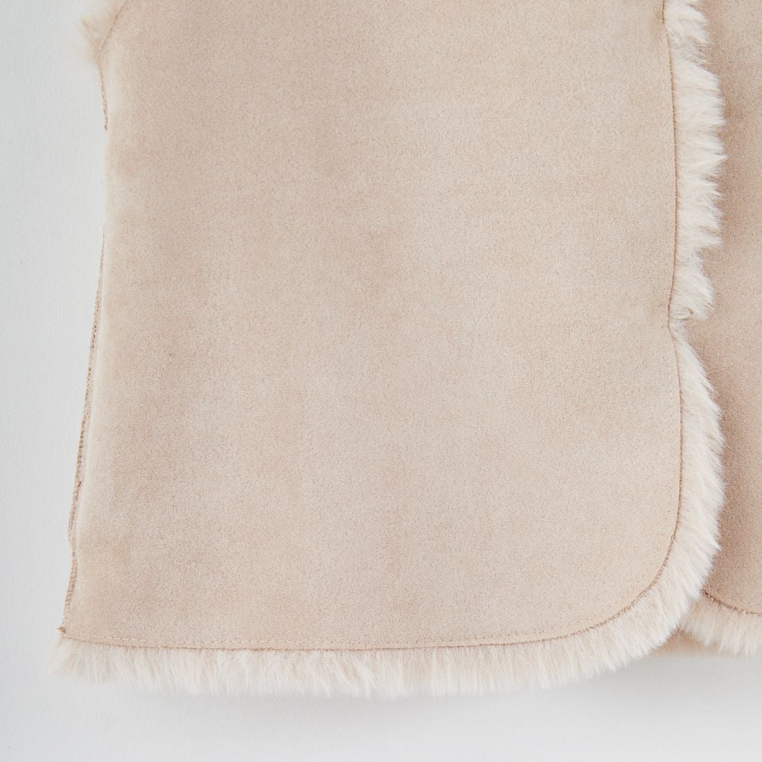 Jeans Factory Clothes [ジーンズファクトリークローズ] エコファーベスト [330021] 153 ﾍﾞｰｼﾞｭ