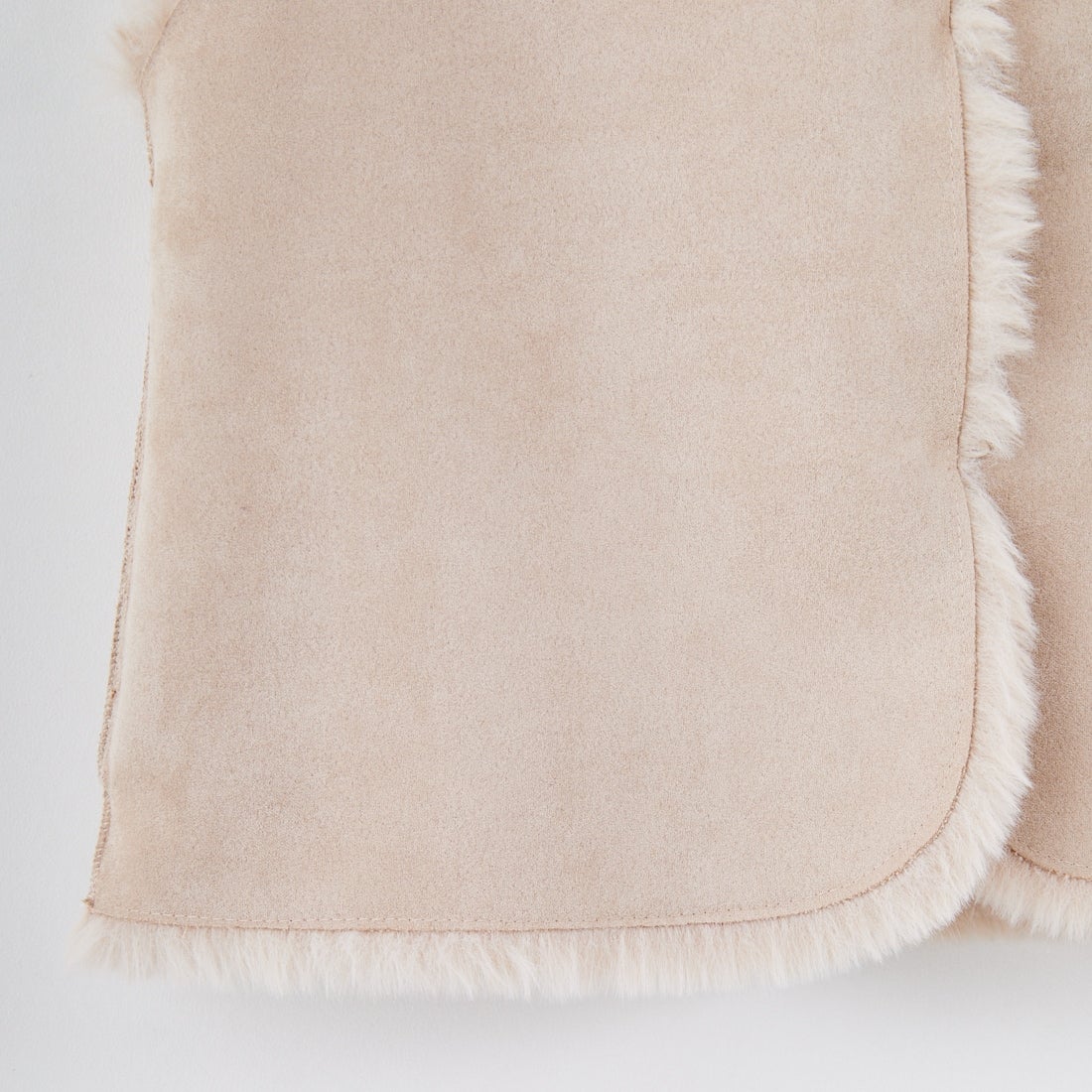 Jeans Factory Clothes [ジーンズファクトリークローズ] エコファーベスト [330021] 153 ﾍﾞｰｼﾞｭ