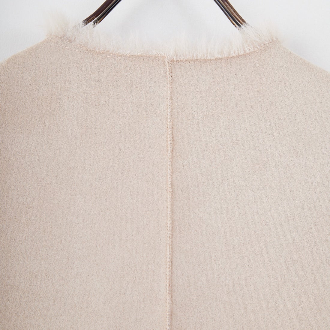 Jeans Factory Clothes [ジーンズファクトリークローズ] エコファーベスト [330021] 153 ﾍﾞｰｼﾞｭ