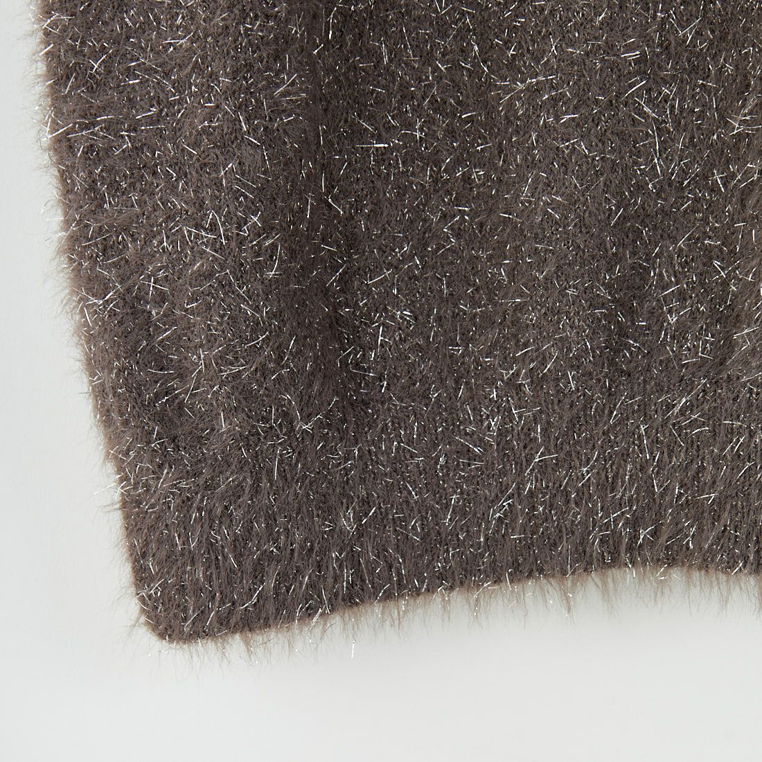 nenom [ネノム] 2WAYラメシャギーニットベスト [NE25131032] 08 CHARCOA