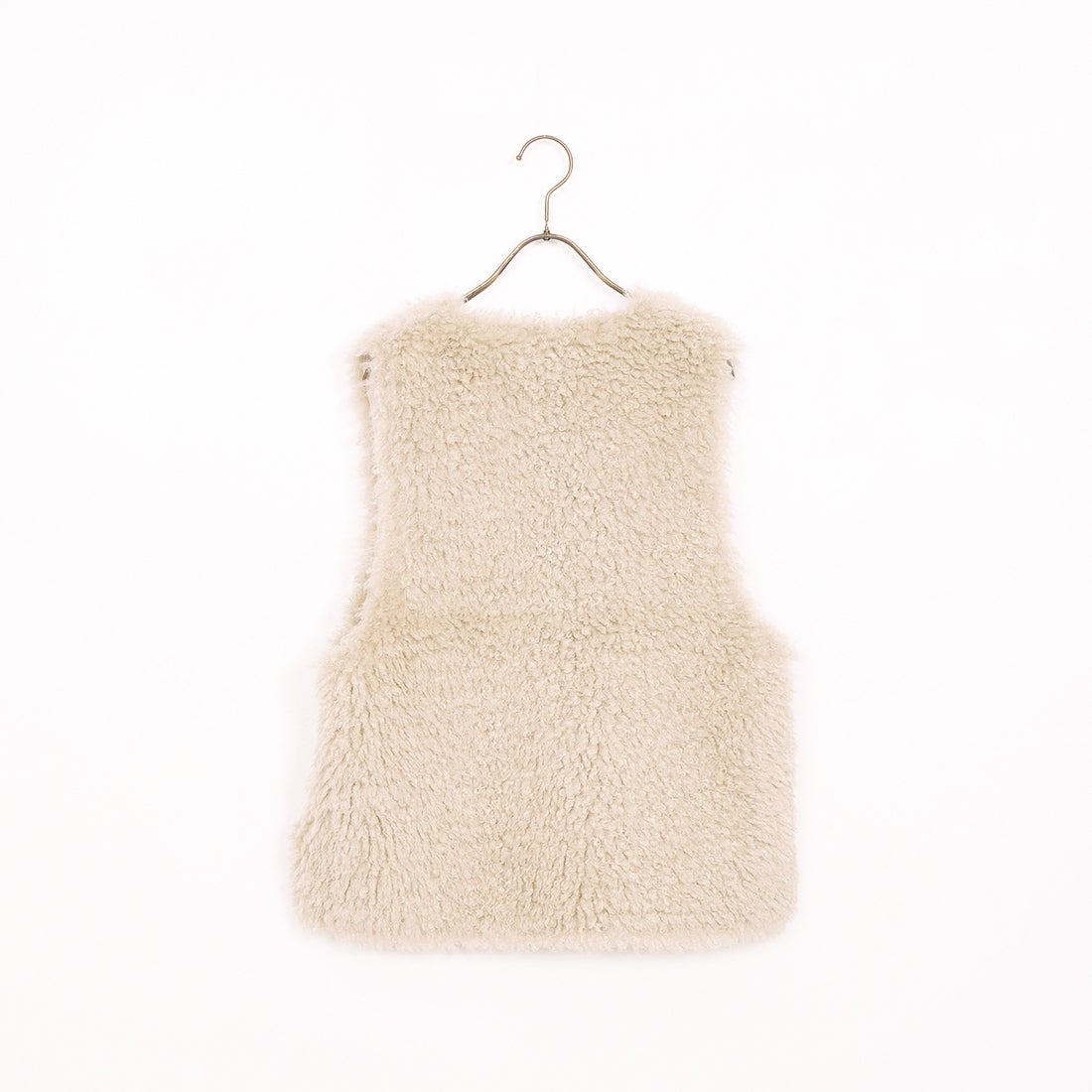 Jeans Factory Clothes [ジーンズファクトリークローズ] プードルファーベスト [330025] 153 ﾍﾞｰｼﾞｭ