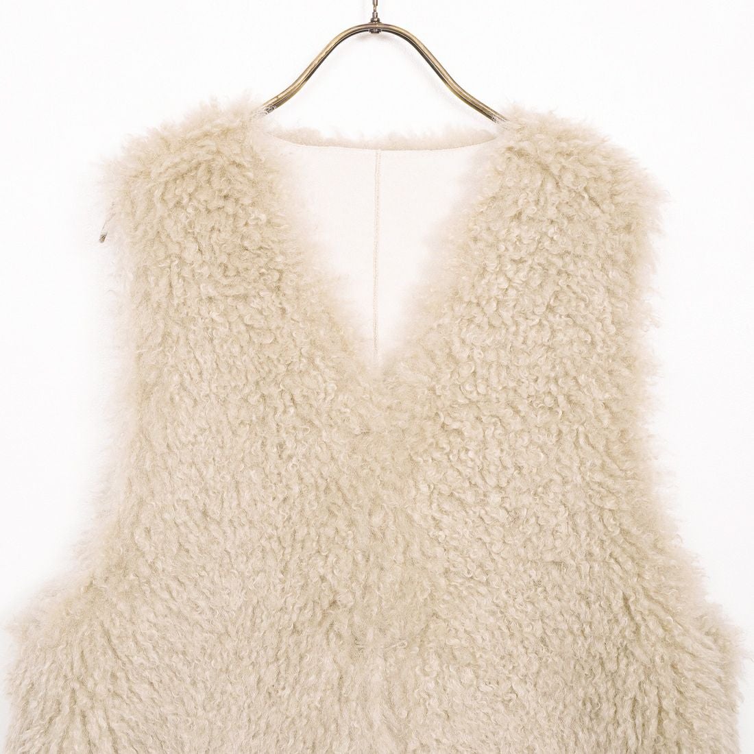 Jeans Factory Clothes [ジーンズファクトリークローズ] プードルファーベスト [330025] 153 ﾍﾞｰｼﾞｭ