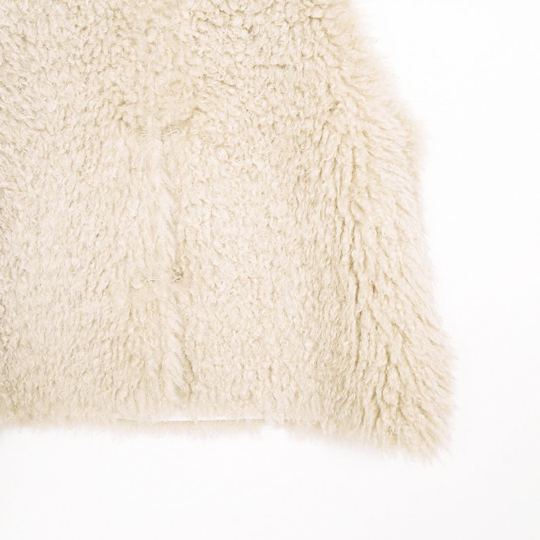 Jeans Factory Clothes [ジーンズファクトリークローズ] プードルファーベスト [330025] 153 ﾍﾞｰｼﾞｭ