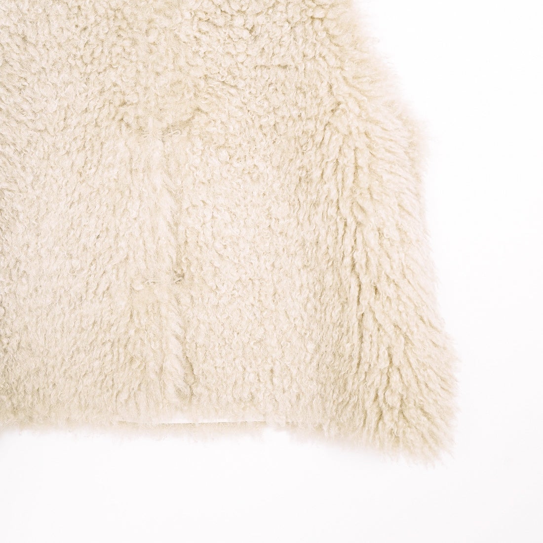 Jeans Factory Clothes [ジーンズファクトリークローズ] プードルファーベスト [330025] 153 ﾍﾞｰｼﾞｭ