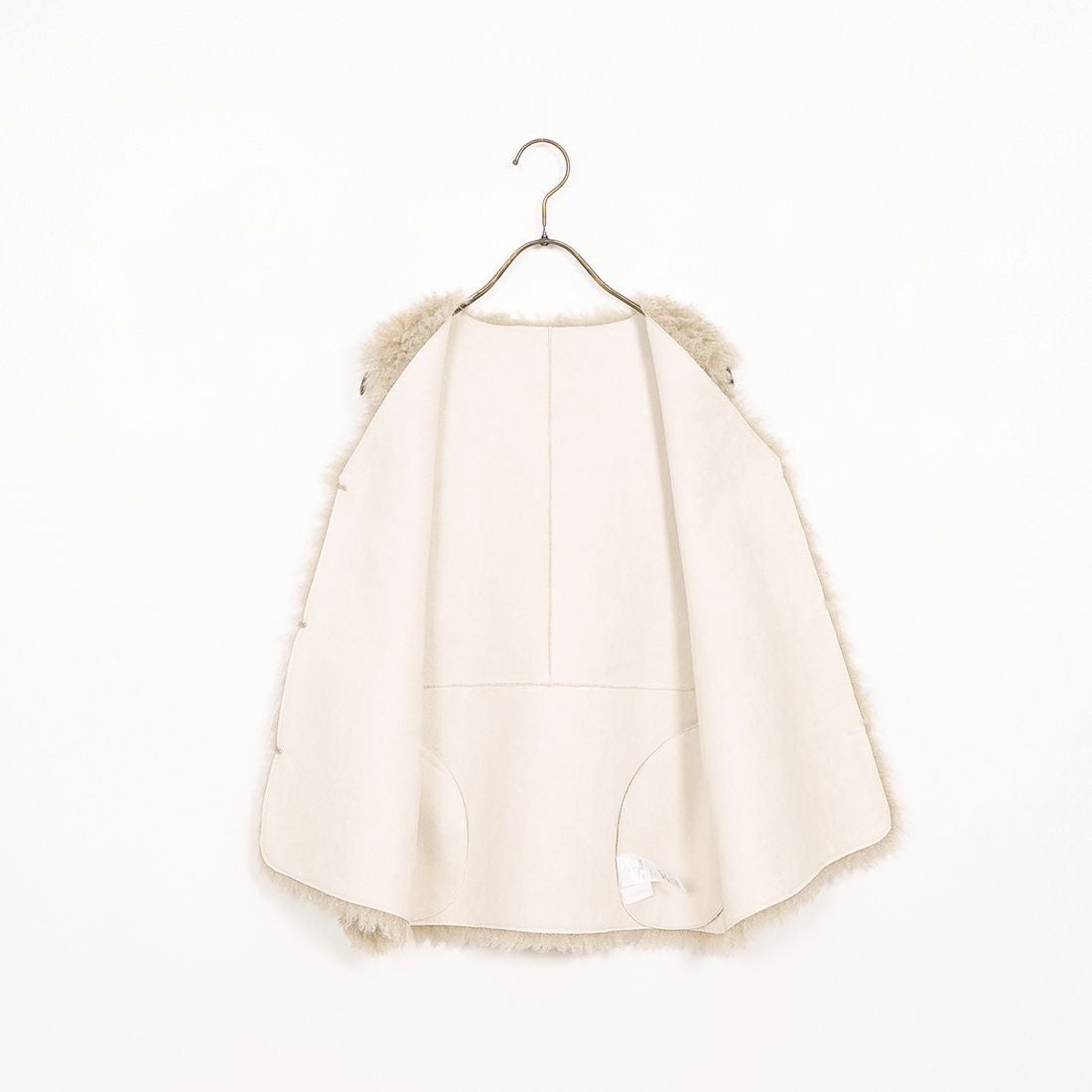 Jeans Factory Clothes [ジーンズファクトリークローズ] プードルファーベスト [330025] 153 ﾍﾞｰｼﾞｭ