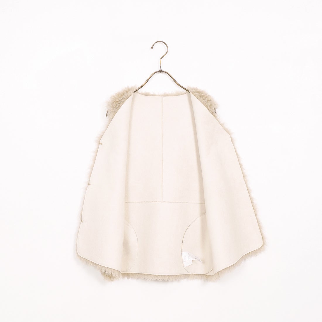 Jeans Factory Clothes [ジーンズファクトリークローズ] プードルファーベスト [330025] 153 ﾍﾞｰｼﾞｭ