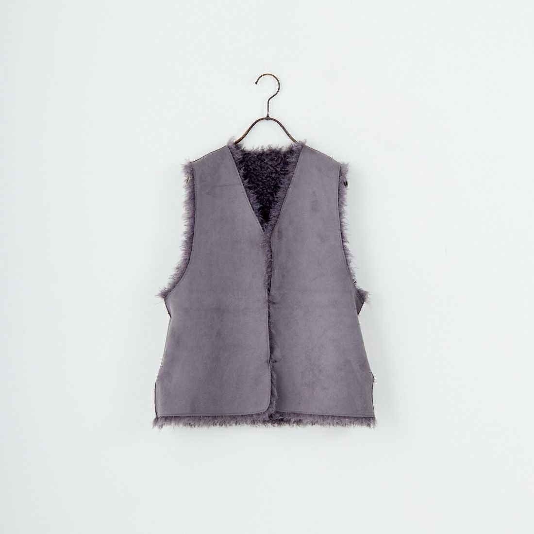 Jeans Factory Clothes [ジーンズファクトリークローズ] プードルファーベスト [330025] 119 ﾁｬｺｰﾙ