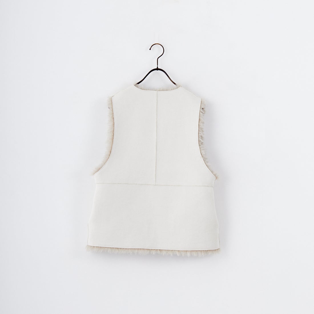 Jeans Factory Clothes [ジーンズファクトリークローズ] プードルファーベスト [330025] 153 ﾍﾞｰｼﾞｭ