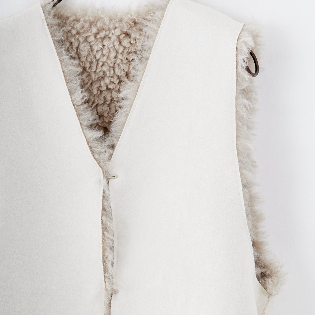 Jeans Factory Clothes [ジーンズファクトリークローズ] プードルファーベスト [330025] 153 ﾍﾞｰｼﾞｭ