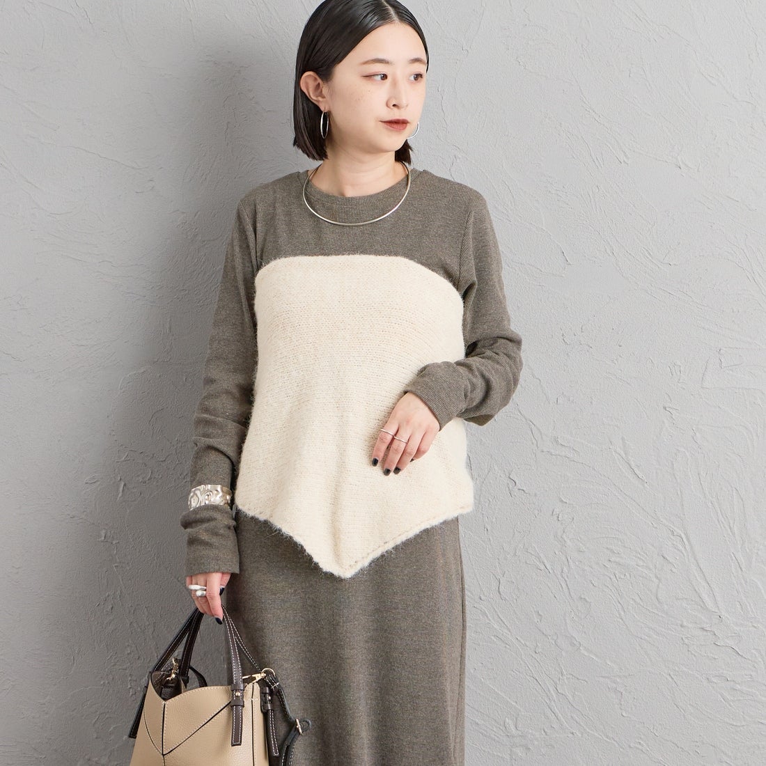 nenom [ネノム] マルチWAYニットスカーフ [NE25131031] 21 IVORY