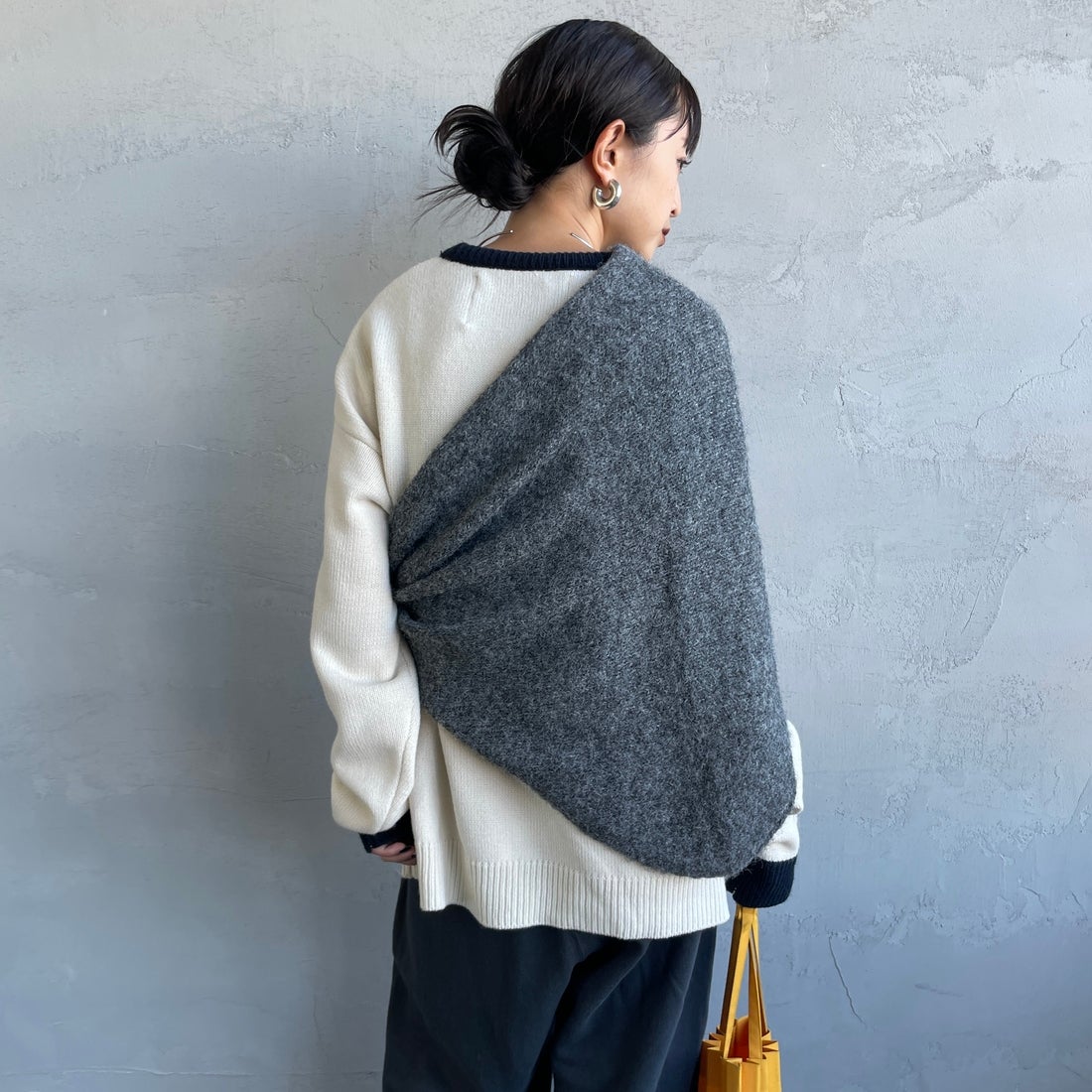 nenom [ネノム] マルチWAYニットスカーフ [NE25131031] 08 CHARCOA