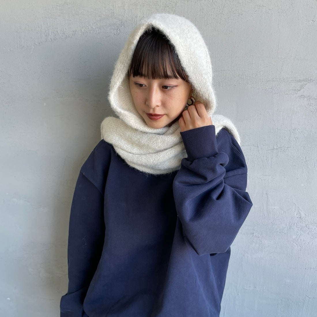 nenom [ネノム] マルチWAYニットスカーフ [NE25131031] 02 NATURAL