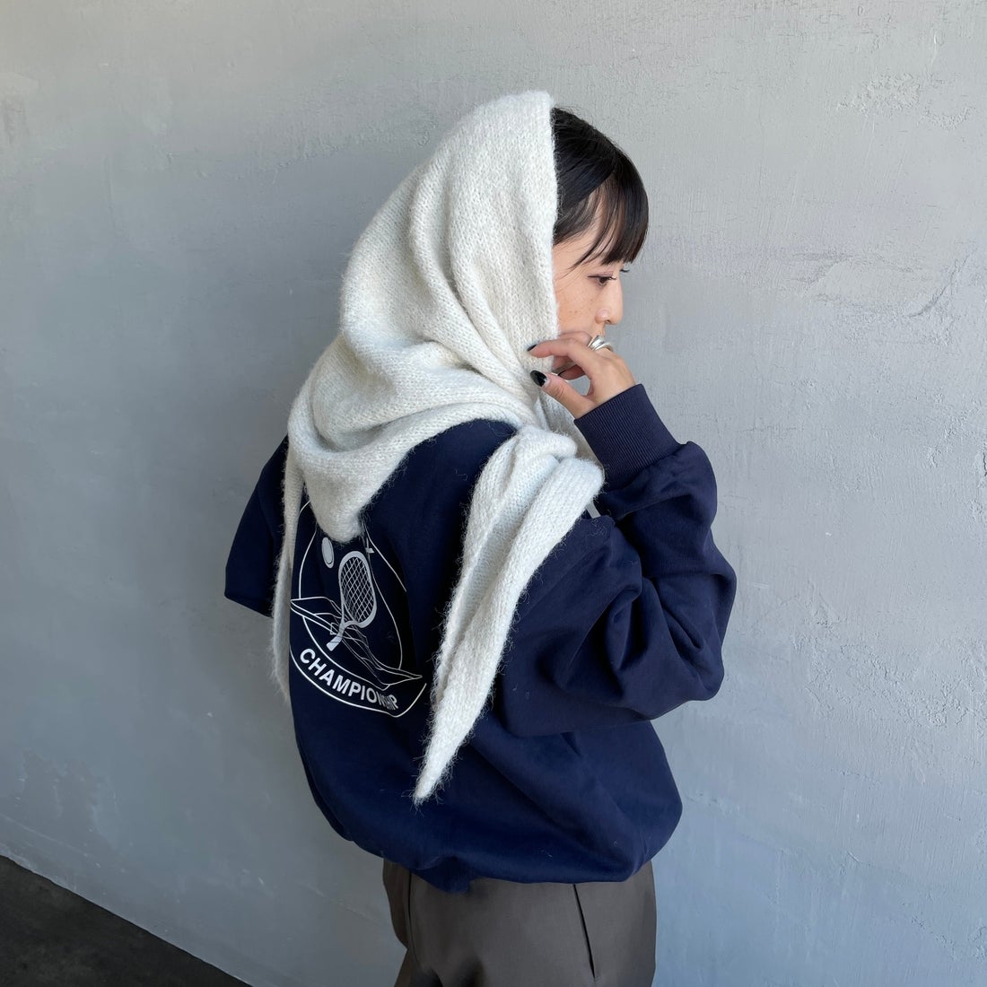 nenom [ネノム] マルチWAYニットスカーフ [NE25131031]｜ジーンズ